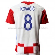 Billige Kroatia EM 2020 Fotballdrakter Mateo Kovacic 8 Hjemmedraktsett Kortermet..